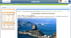 Desktop Screenshot of amerigeo.veille.inist.fr