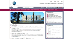 Desktop Screenshot of inist.fr
