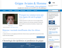 Tablet Screenshot of grippeaviaire.inist.fr